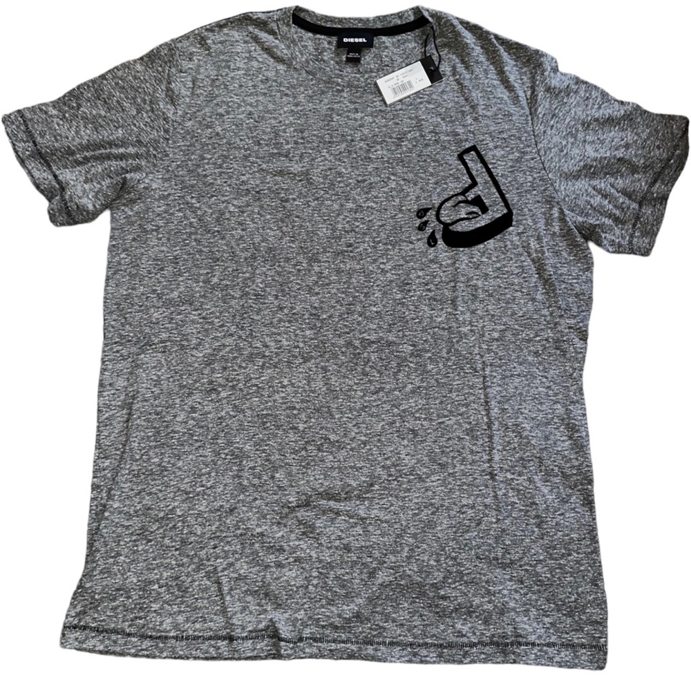 NWT Dark Heather Gray Diesel men’s shirt